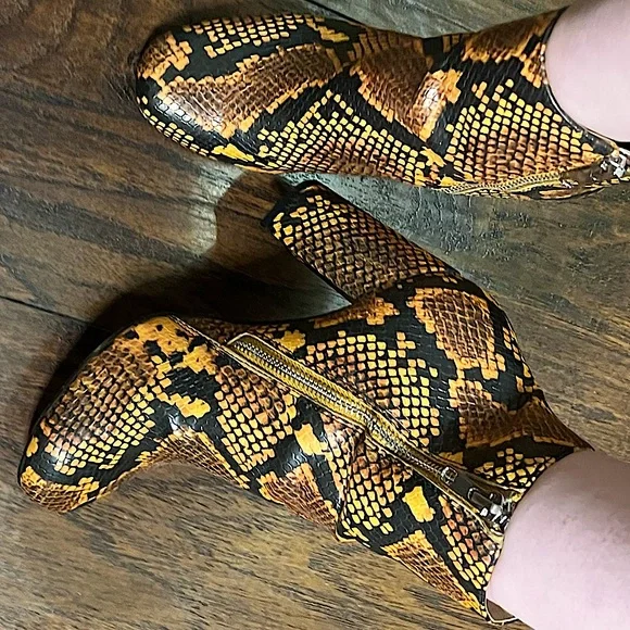 Steve Madden - Faux Snake Bootie - Picture 5 of 5